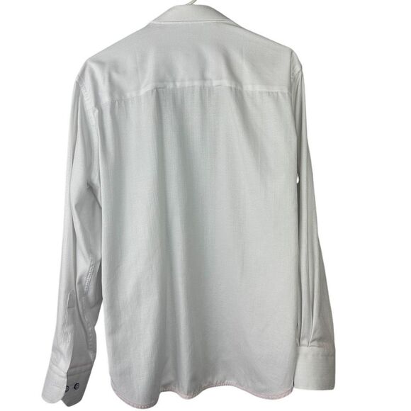 LUCHIANO VISCONTI men’s love sleeve button down size M - Picture 5 of 5
